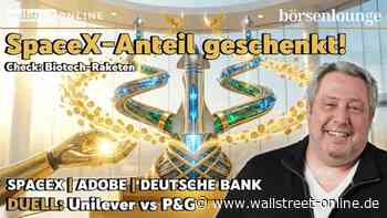 Check: Biotech-Raketen: SpaceX: 30 % Plus zum Start? | Nokia 50 % Potenzial | Deutsche Bank: Ausbruch