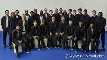 Three Lions stars ditch suits for traditional World Cup team photo as Thomas Tuchel and his players opt for a £205 Marks and Spencer look instead