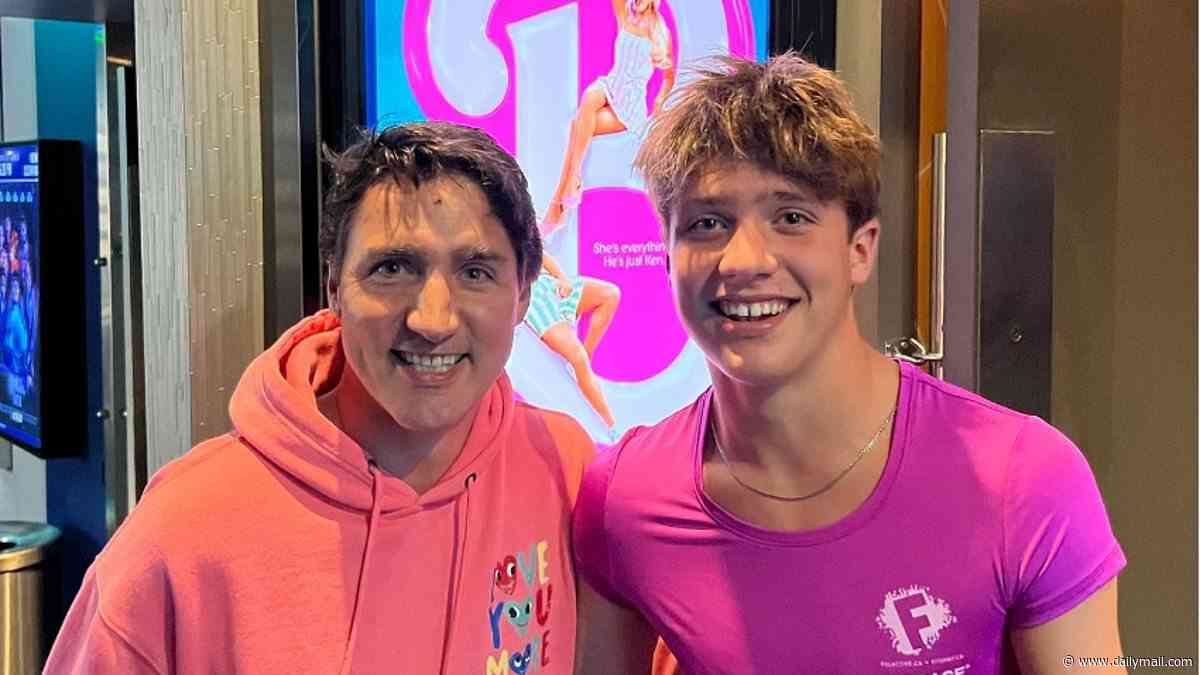 Justin Trudeau's nepo baby son Xavier defends 'cringe' music career as he's seen biking with glamorous girlfriend