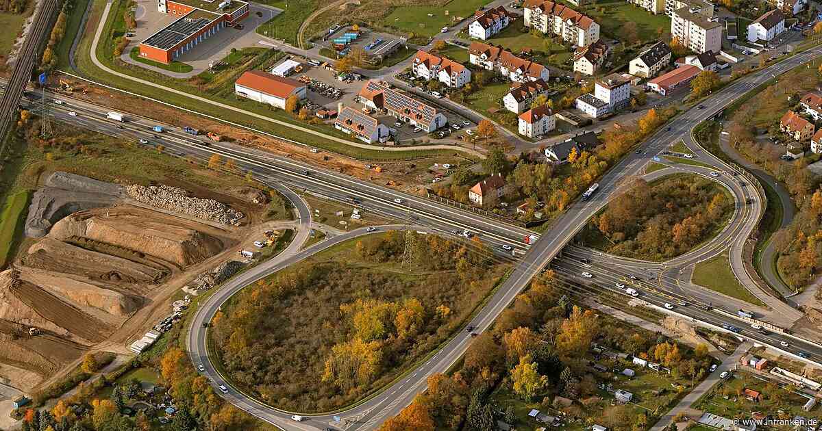 Brücke über A70 bei Hallstadt gesperrt: Umfahrung wird zum Nadelöhr