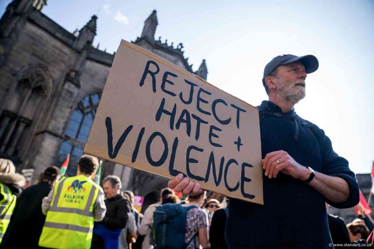 Police in plea for lawful protest during anti-racism demonstration in Glasgow