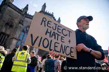 Police in plea for lawful protest during anti-racism demonstration in Glasgow