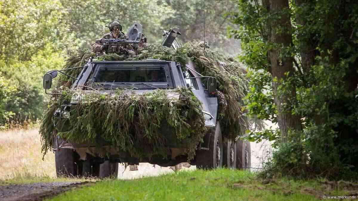 Das Heer kommt wieder nach Fursty: Gepanzerte Fahrzeuge rollen zum Fliegerhorst