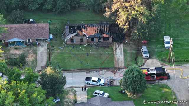 Home on Gilliland Street Destroyed in Fire Wednesday Afternoon