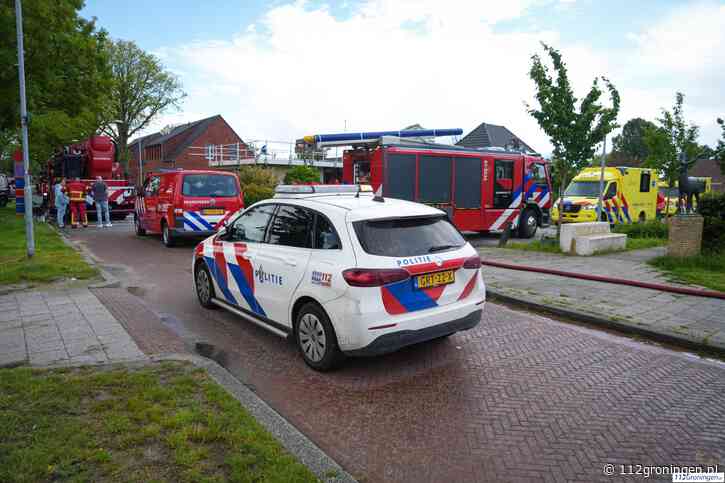 Brandweerman gereanimeerd tijdens inzet bij woningbrand in Loppersum