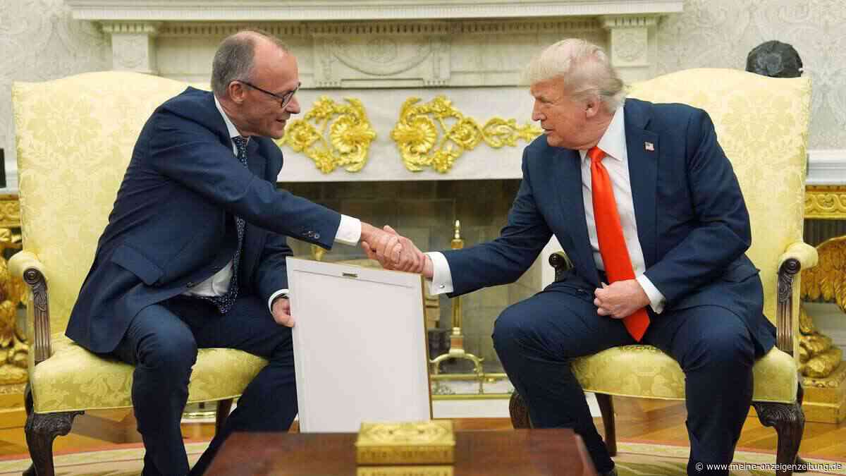 Trump bekommt Geburtstagsgeschenk von Merz