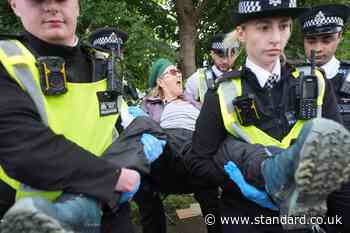 More than 70 Palestine Action protesters arrested outside court as hundreds demonstrate ahead of sentencing of activists