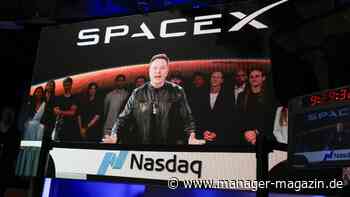SpaceX: Erster Kurs wohl 20 Prozent über Ausgabepreis an der Nasdaq