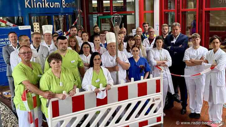 Klinikprotest in Bamberg: Haupteingang am Bruderwald zeitweise geschlossen