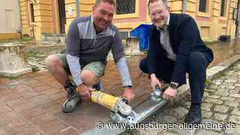Kante gezeigt: Neuer OB sorgt mit der Flex für mehr Barrierefreiheit in Neuburg