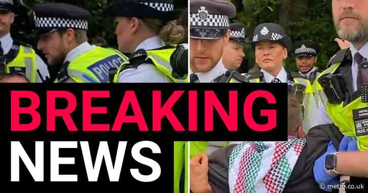 72 people arrested during protest outside London court