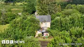 The only house left in abandoned mining village up for auction