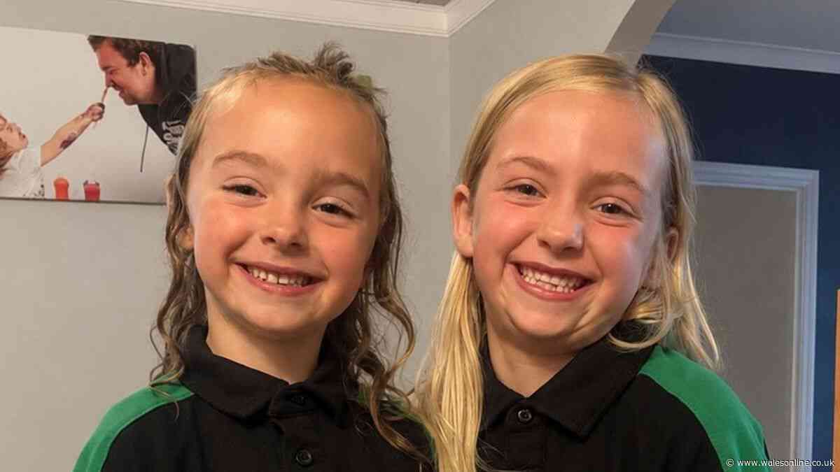 Young sisters praised for brave response after grandad fell
