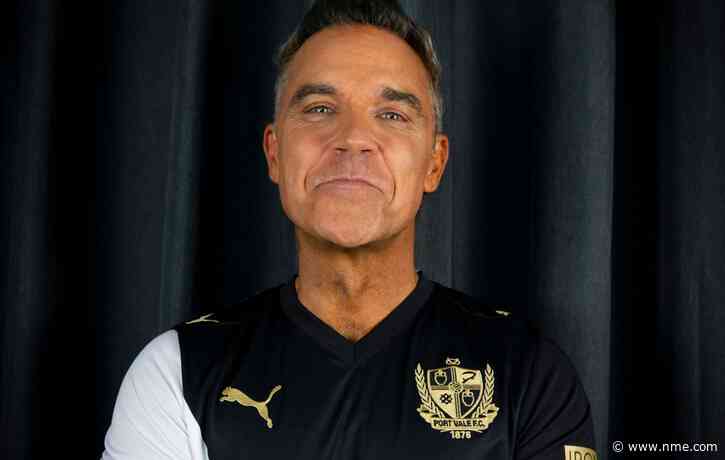 Robbie Williams named Port Vale FC’s official front-of-shirt partner and Foundation Ambassador