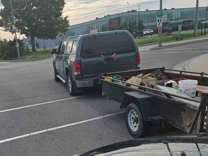 Kingston Police looking for blue GMC Sierra, trailer linked to hit-and-run incident