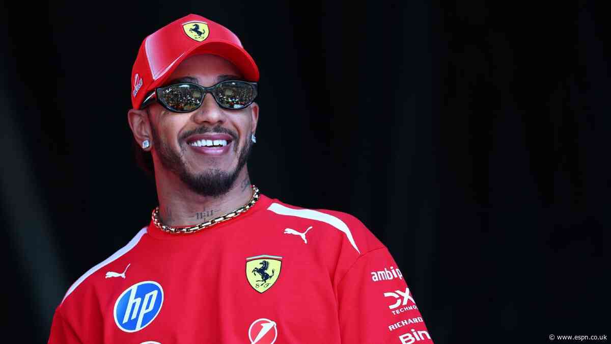 Hamilton jokes on premature England fans singing
