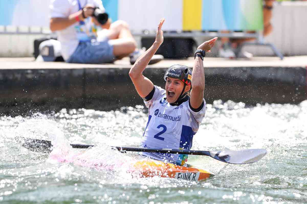 Slalomkanutin Ricarda Funk gewinnt Heim-Weltcup in Augsburg