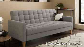 Dunelm's double sofa bed with storage now £119 off is 'perfect for spare rooms'