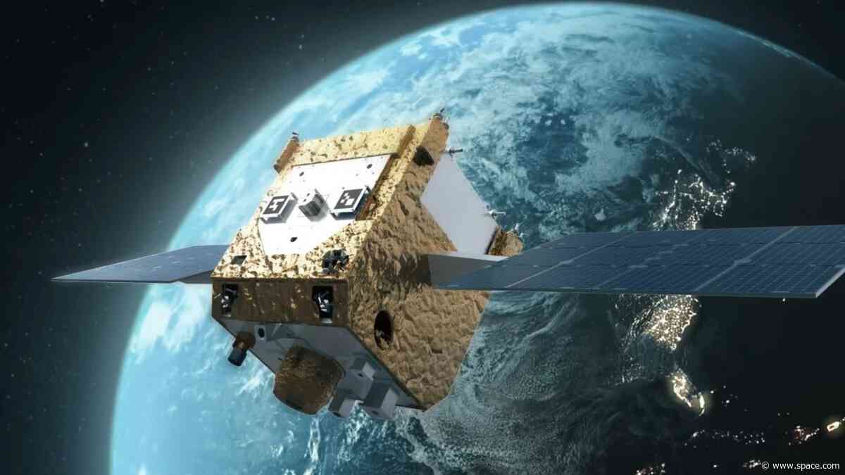 Why is the US Space Force researching 'orbital warehouses'?