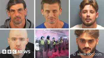Five jailed for violence at Henry Nowak police protest