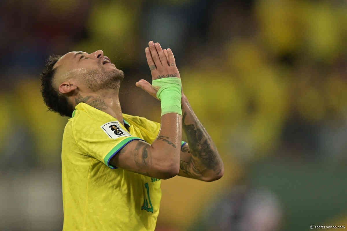 Ancelotti concern as Neymar misses training and could skip World Cup group stage