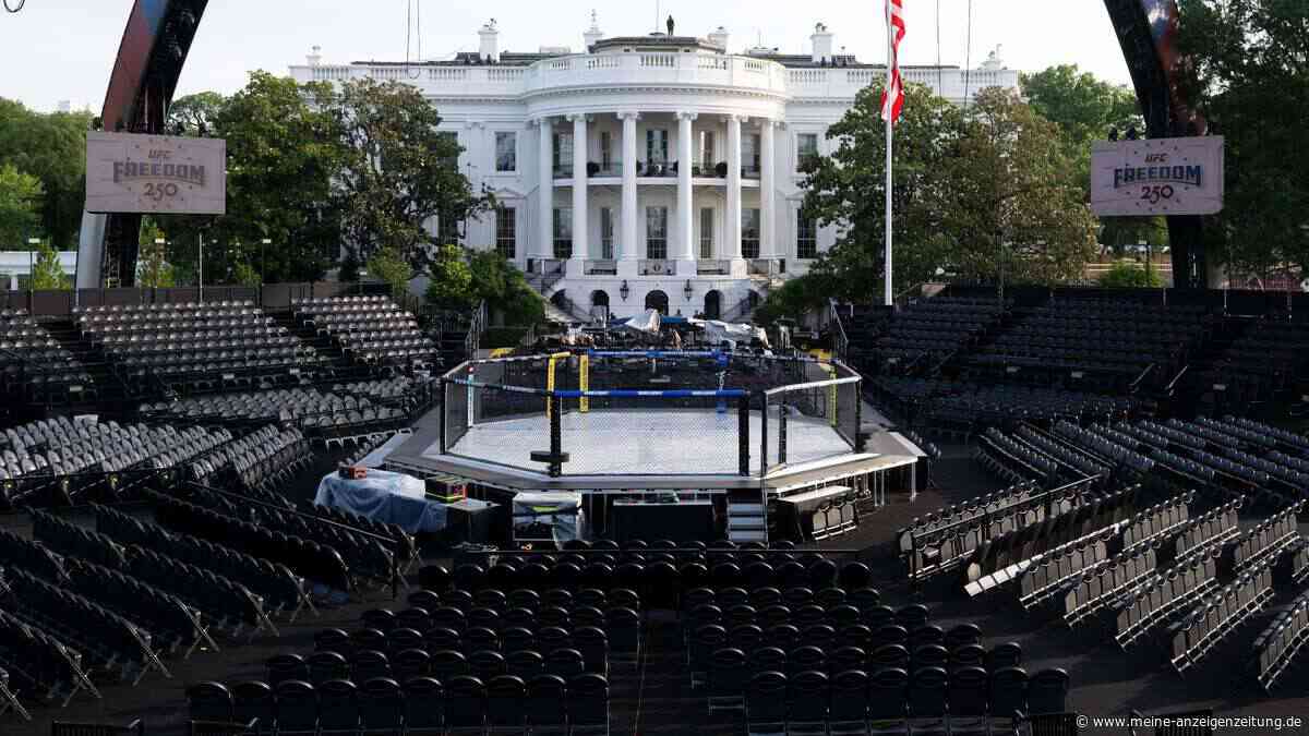 Trump feiert UFC-Party – sogar zwei Drittel der Republikaner sind dagegen