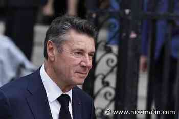 EN IMAGES. Christian Estrosi présent lors des obsèques de Bernadette Chirac aux côtés de sa femme Laura Tenoudji et de Renaud Muselier