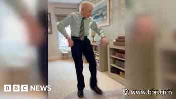 100-year-old goes viral for his care home dancing