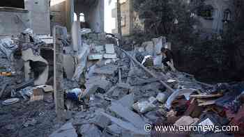 Gaza Families search ruins after Israeli strikes hit homes
