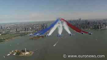 USA: French Air Force display marks 250 years of American independence