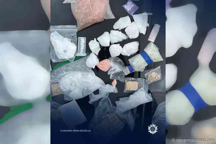 Nanaimo RCMP seize large amount drugs, firearm after pursuit of vehicle in Nanaimo