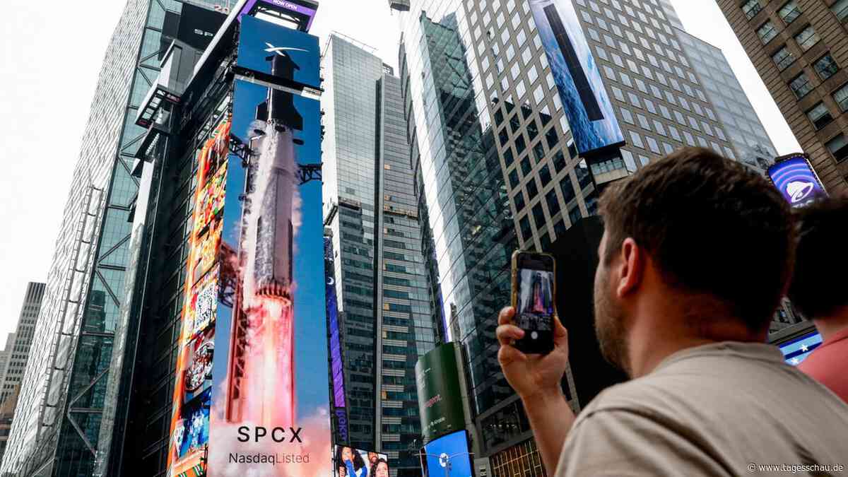 SpaceX-Aktie nach Börsenstart auf Höhenflug