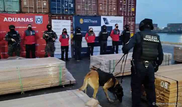Grootste drugsvangst ooit in Chili, ruim 100.000 kilo op weg naar Europa