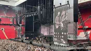 Zach Bryan live at Liverpool Anfield as country music star takes to stage