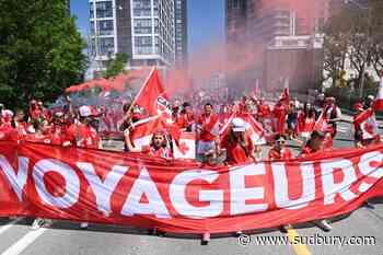Sea of red at Toronto Stadium during first World Cup game on Canadian soil