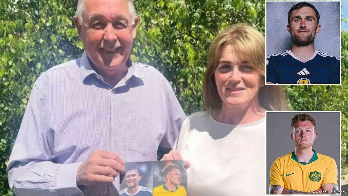 Our sons are competing in the World Cup! Only one is turning out for Scotland... and the other for Australia