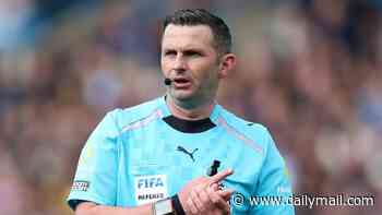 England's false World Cup start! Premier League referee Michael Oliver pulls out of match with injury