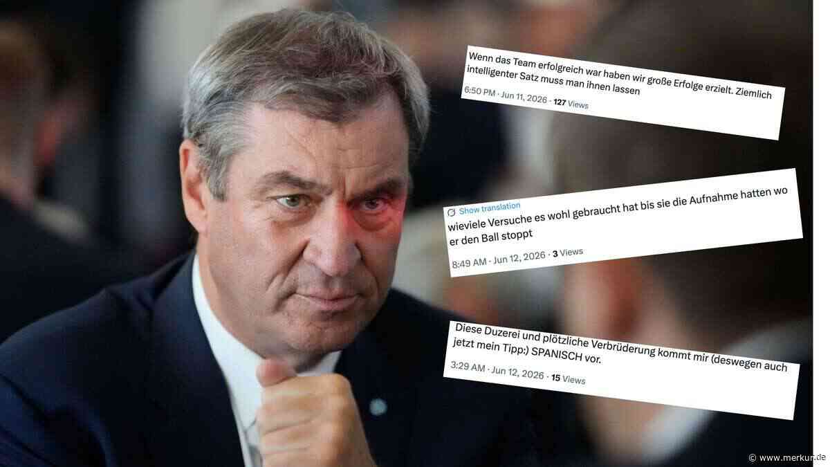 Markus Söder meldet sich mit Botschaft emotional beim DFB-Team - und wird von Fans zerrissen