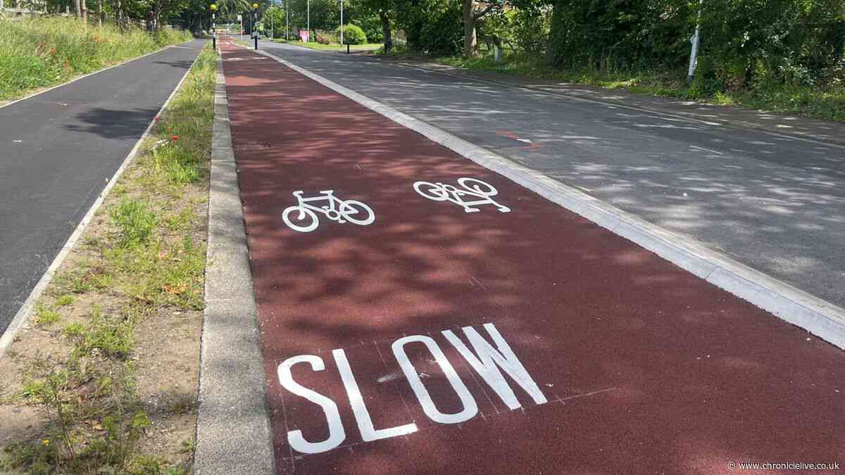 Mixed views from local residents on controversial cycle lane in Northumberland