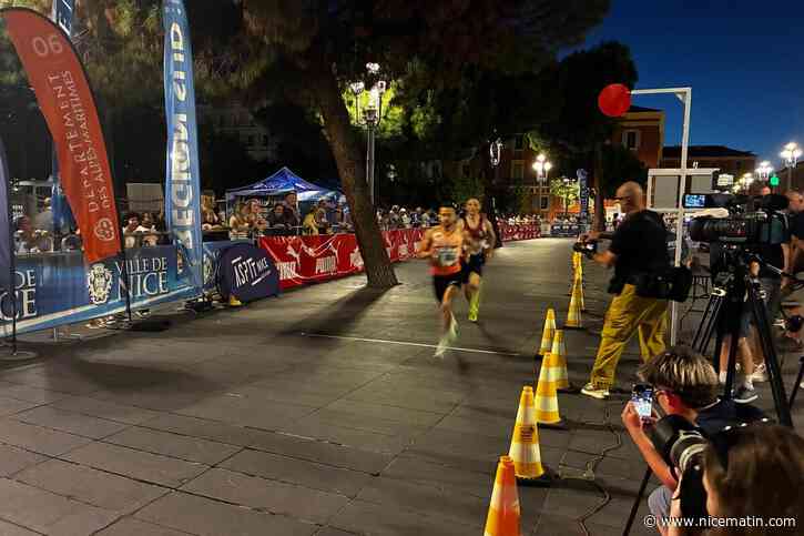 Lounes Ben Amara remporte le mile sur route du Meeting Nikaïa sur la place Masséna, mais échoue dans sa tentative de record