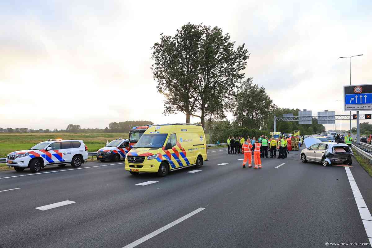 Dode door aanrijding op snelweg A13 tussen Delft en Rotterdam