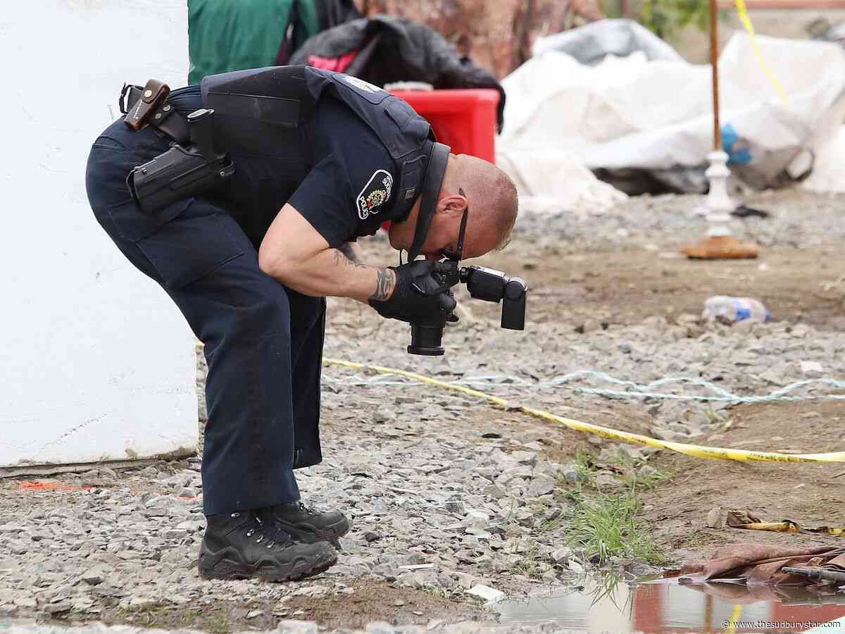 Sudbury police: Fire at homeless encampment being treated as murder