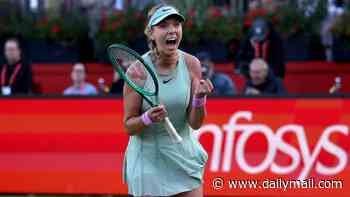 Boulter from the blue! World No 73 Katie lands greatest win of her career to reach Queen's semi-finals amid scheduling chaos... and now Emma Raducanu must play twice on a crazy Saturday to reach the final