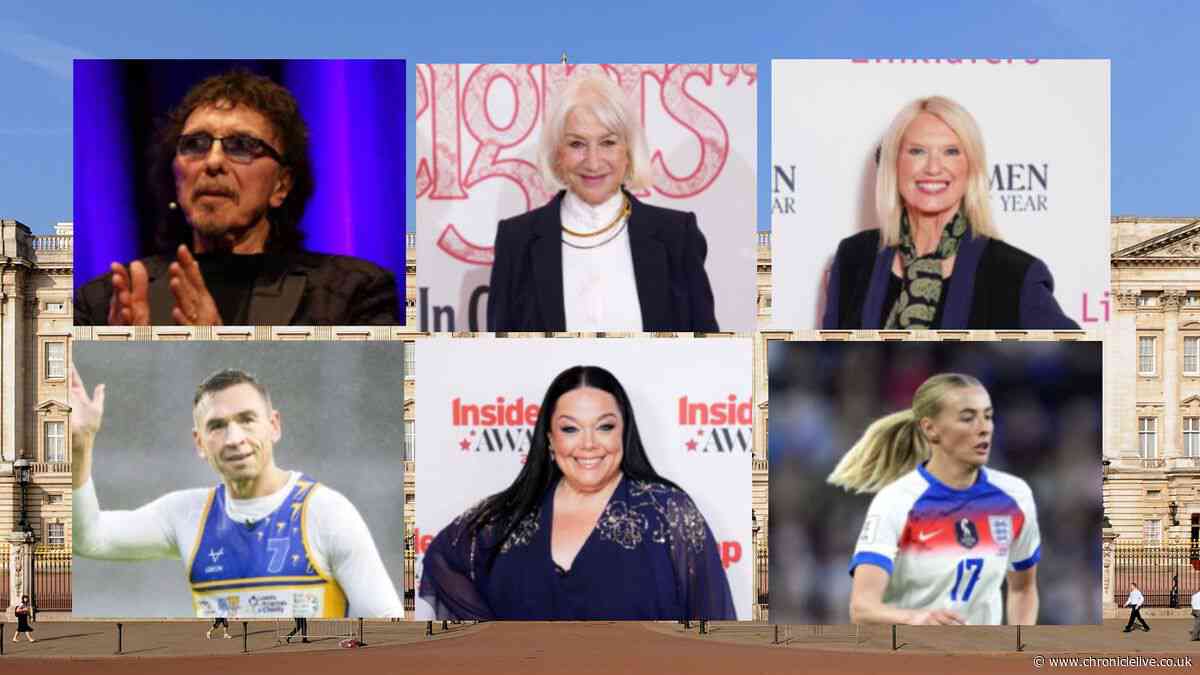 Helen Mirren and Lionesses among celebrities in King's Birthday Honours list 2026