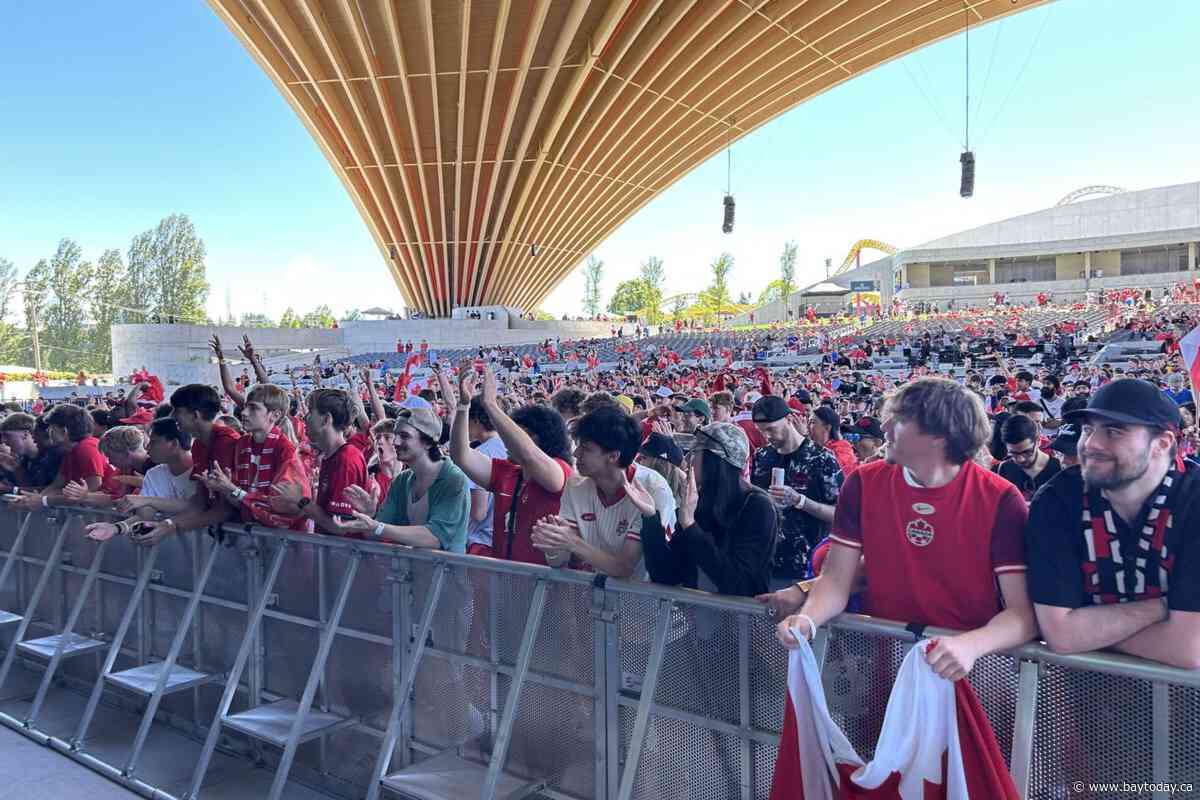 World Cup fans bring energy to Vancouver amphitheatre