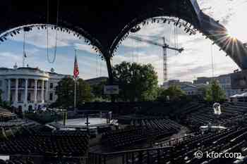 Cage match! White House Octagon ready for Trump's 80th birthday