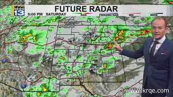 Storm chances continue through the weekend across New Mexico
