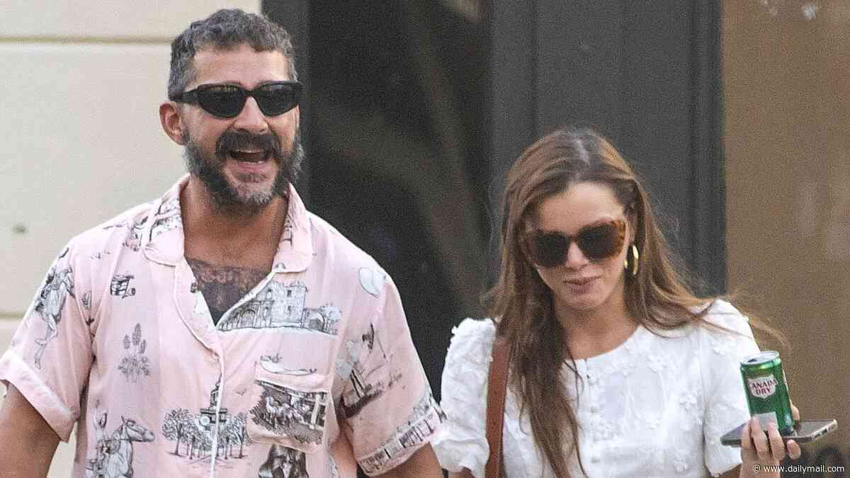 Shia LaBeouf celebrates 40th birthday with girlfriend in New Orleans after Mardi Gras bar brawl sentencing