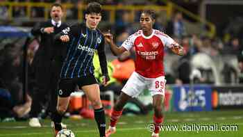 Arsenal consider £35m move for Club Brugge star Christos Tzolis as Mikel Arteta looks to bolster Premier League champions' attacking options