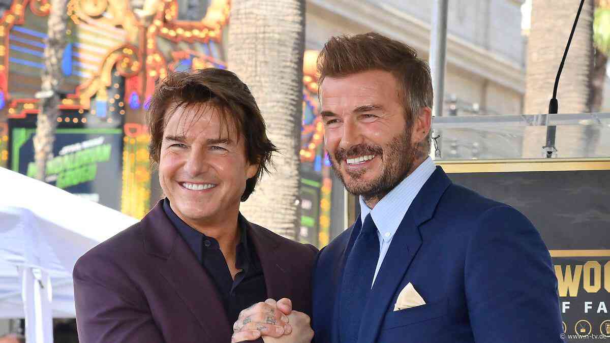 Ohne Brooklyn, mit Tom Cruise: David Beckham enthüllt Hollywoodstern